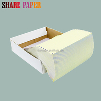 Papel Continuo 9.5x11 Pulgadas, 3 Copias, Papel Autocopiativo para Computadora 240x280mm, Papel NCR para Oficina y Escuela
