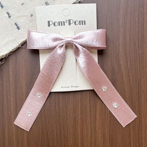 Elegantes Pinzas para el Cabello con Lazo Estilo Ballet, Estéticas, Dulces y Lindas, para Niñas, Accesorios para el Cabello de Princesa, para Uso Diario - Product Image 4