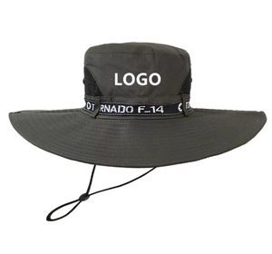 Sombrero de pescador personalizado al por mayor, diseño desgastado de Tweed de terciopelo con cuerda para pescar o salidas informales - Product Image 1