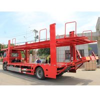 Remorque en acier de transporteur de voiture 12r22.5 pneu camion semi-remorque de transport de voiture pour la vente