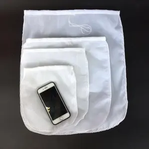 Personalize sacos de filtro de malha de nylon, malha de leite, porca, fio