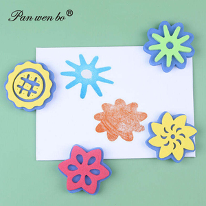 EVA Painting spugne pittura in schiuma Stamper doppio lato <span class=keywords><strong>spugna</strong></span> spugne <span class=keywords><strong>disegno</strong></span> per bambini - Product Image 6