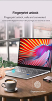 Factory Brand New Slim Laptop 15.6 Inch 12gb Ram 256gb Ssd Intel N5095 Computer With Fingerprint And Backlight Keyboard Laptops