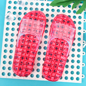 Sandales de massage décontractées antidérapantes en PVC pour spa des <span class=keywords><strong>pieds</strong></span> et pédicure, pantoufles de douche et de salle de bain d'intérieur, vente en gros - Product Image 4