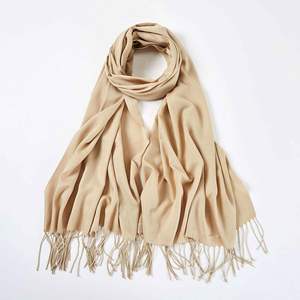Écharpe en fausse fourrure de cachemire pour femme, 70*180cm, couleurs variées, châles Pashmina, 150g, légère, unie, mode adulte, comme sur la photo ou personnalisée - Product Image 3