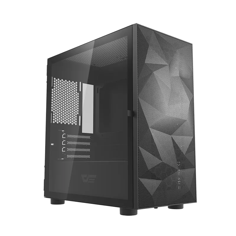 Darkflash Máy Tính PC Vỏ Máy Chơi Game Nước/Quạt Hỗ Trợ Làm Mát Bo Mạch Chủ ATX/M-ATX/ITX Vỏ Bảng Bên Acrylic Cho Trò Chơi Thể Thao Điện Tử