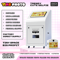 Kit Kabin Kamera DSLR Mesin Penjual Foto yang Dapat Disesuaikan untuk Bar dan Klub Malam, Photo Booth Otomatis dengan Filter