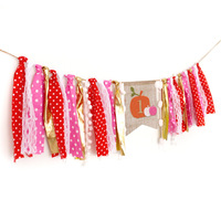 Serie de calabaza tema cumpleaños borlas Banner bebé 1er cumpleaños fiesta decoración suministros Baby Shower silla alta banderines