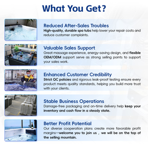 Jacuzzi <span class=keywords><strong>de</strong></span> Hidromasaje Acrílico <span class=keywords><strong>de</strong></span> 8 Metros para Exteriores, Spa, Bañera <span class=keywords><strong>de</strong></span> Hidromasaje, Relajante, para Hotel - Product Image 5