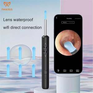 10MP 1080P HD Wireless WiFi Electric Earwax Removal <b>Tool</b> with 6 LED Lights Waterproof X6 Visual <b>Ear</b> <b>Cleaning</b> Endoscope - Product Image 1