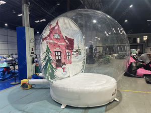 Événements fête clair gonflable cristal Igloo dôme tente à bulles boule à neige gonflable pour la décoration de noël - Product Image 3