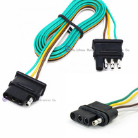 OEM SAE 1P 2P 3P 4P Trailer steker kabel konektor kabel ekstensi kabel 1/2/3/4 cara SAE kabel konektor untuk Trailer mobil