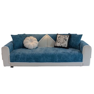 Waffle Chenille <b>Sofa</b> Cushion 145-185CM Printed Non Slip Seat <b>Cover</b> Nordic Style All Season Machine Washable - Product Image 5