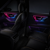 Kit d'éclairage ambiant pour voiture Xenplus 12V pour Mercedes-Benz GLK X204 2008-2011, style cube, 22 lumières, ensemble de décoration intérieure arc-en-ciel