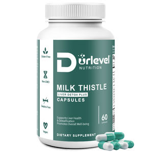 Premium Milk Thistle Capsules with Dandelion Root for <b>Liver</b> Support and Vitality 60 Capsules/Bottle Custom Branding Service - Product Image 1