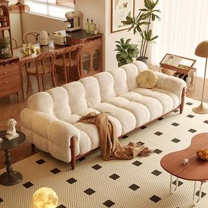 Francese retrò convertibile e pieghevole crema verde scuro panno americano chiave <span class=keywords><strong>divano</strong></span> per soggiorno e scuola piccola dimensione della famiglia - Product Image 5