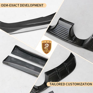 Kit Carrozzeria in Vera Fibra di Carbonio per <span class=keywords><strong>Porsche</strong></span> <span class=keywords><strong>911</strong></span> 991.2 <span class=keywords><strong>Modello</strong></span> 2016-2018, Labbro Anteriore, Diffusore Posteriore, Minigonne Laterali, Kit Carrozzeria Compatto - Product Image 3