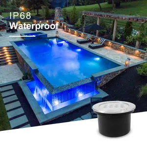 316 Aço Inoxidável RGBW4in1 Piscina Lâmpada 40W DC24V Led Subaquática Impermeável Luz Subterrânea IP68 Luzes de Piscina