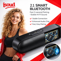 Mini haut-parleur portable d'extérieur sans fil de deuxième génération avec subwoofer intégré et lecteur de carte, en plastique, idéal comme petit cadeau