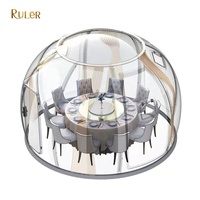 Dôme de camping igloo transparent en polycarbonate, populaire, pour une expérience de loisirs intelligente et étoilée