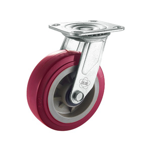 <span class=keywords><strong>Roue</strong></span> pivotante à double roulement Xunfa robuste de style américain en PVC, 4, 5, 6 et 8 pouces, pour étagère mobile - Product Image 5