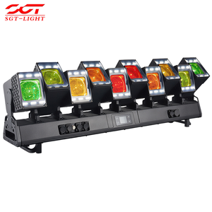 Barra de Luz Móvil con Cabezal de Matriz Zoom Wash LED RGBW 4 en 1 de 12x80W IP67 Resistente al Agua con DMX512 para Bodas y Discotecas - Product Image 4