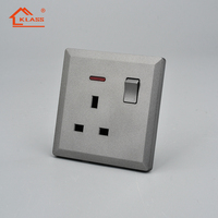 Douille de interrupteur électrique en blanc, 16a, 220V, prise standard eu/UK, en chine, adaptateur avec courant continu, livraison gratuite