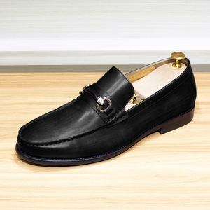 Mocasines Planos de Cuero de Alta Calidad para Hombre, Hechos a Mano, Casuales, de Piel de Vaca, Cómodos, con Suela Blanda, Transpirables, para Otoño - Product Image 4