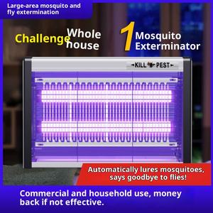 Lâmpada Elétrica Mata-Mosquitos Armadilha para Moscas Capturador de Moscas Repelente de Mosquitos Montado na Parede Interno - Product Image 4