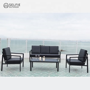 Conjunto de muebles modernos para exteriores, sofás de jardín, mesas, Material de tela resistente a la intemperie, Villa, Patio, sala de estar, patio, Hotel, Parque - Product Image 1