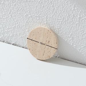 ที่รองแก้วหินอ่อนหินอ่อนหินอ่อนหินอ่อนหินอ่อนหินอ่อนหินอ่อนหินอ่อนหินอ่อนหินอ่อนหินอ่อนหินอ่อนหินอ่อนทรงกลมสำหรับตกแต่งโต๊ะและป้องกันเครื่องดื่ม - Product Image 3