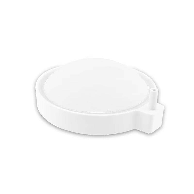 D nano emballage pain-bouche en métal blanc 100mm