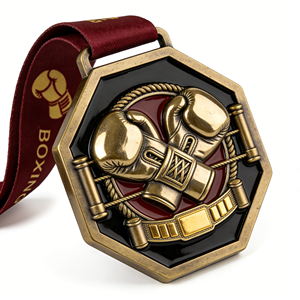 Promotion <span class=keywords><strong>de</strong></span> vente flash, nouveaux produits, style vintage, médaille d'impression UV pour entreprise, boxe - Product Image 1