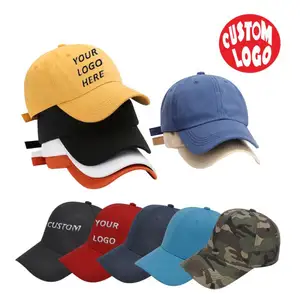 OEM 사용자 정의 하이 퀄리티 5 패널 레이저 컷 도매 야구 모자 자수 로고 남녀 공용 야구 모자