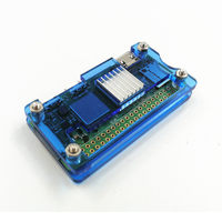 Casing Akrilik Raspberry Pi Zero Baru 3 Warna Transparan Hitam Biru Sesuai untuk RPI Zero