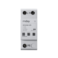 MYCN120 Carte d'alimentation de protection contre les surtensions photovoltaïques 60/120kA 1P 275v AC SPD 2P/3P 50/100KA T2 Type