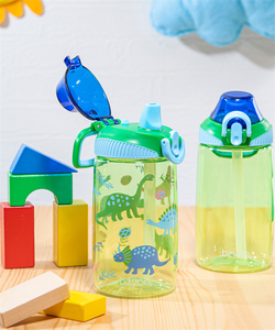 Wholesale 16Oz Green <b>Dinosaur</b> Design Portable Sports <b>Water</b> <b>Bottle</b> for Kids for Children - Product Image 2