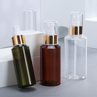 Flacon pulvérisateur en plastique PET de qualité supérieure pour les soins de la peau et les cosmétiques en format voyage, emballage de recharge