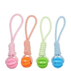 6cm palla di gomma cane cane da masticare corda giocattolo all'ingrosso cane giocattoli <span class=keywords><strong>Pet</strong></span> accessori - Product Image 6