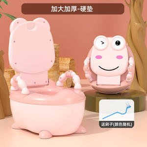 Siège de toilette pour enfants garçons et filles bébé <span class=keywords><strong>urinoir</strong></span> pot formation pot enfant formation bol de toilette dessin animé <span class=keywords><strong>grenouille</strong></span> siège pot - Product Image 3
