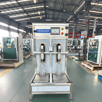 Machine de remplissage anti-corrosion semi-automatique Machine de remplissage de solvant chimique pour les engrais liquides Produits chimiques quotidiens