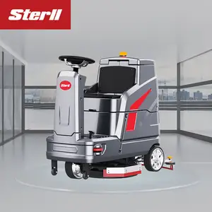 Sterll SX560 Cylindrical brush floor scrubber Ride-on floor scrubber 48V lithium battery