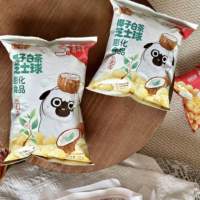 Friandises semi-molles gonflées au fromage, maïs, noix de coco et thé blanc, sans graisses trans, adaptées aux chiens, 65g, prêtes à consommer, 12 mois