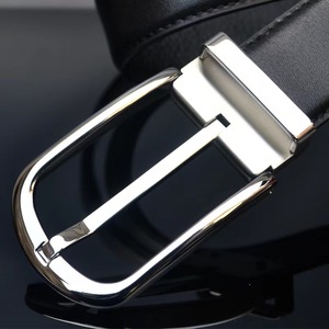 Hersteller aus China Custom Herren Kleid Gürtel Echtes Leder mit Doppelseite reversibel gedreht für Schnalle schwarz Farbe - Product Image 2