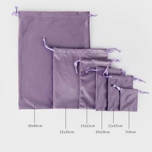 Nouveau produit : Grande pochette anti-poussière en velours pour emballage de chaussures et sacs à main, sac cadeau en velours super doux avec cordon de serrage - Product Image 6