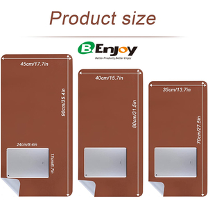 Ultra-Thin Dual Side PU Leather <strong>Mouse</strong> Mat Multi-Colour Waterproof Writing <strong>Pad</strong> Square Smooth for <strong>Heated</strong> Office Desk Customizable - Product Image 3