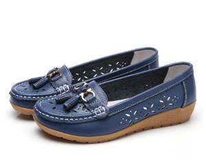 Myway-Sandalias planas de cuero para mujer, chanclas informales cómodas de diseño a la moda, baratas, gran oferta - Product Image 2