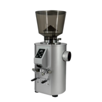 Beli Mesin Penggiling Kopi Otomatis Profesional Komersial Terbaik Mini 64 Burr Stainless Steel Listrik Putih Bulk Pro