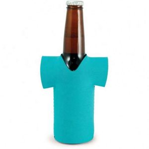 Neoprene T-shirt Sublimation Can Coozies Blank Slim Beer Can Sleeve Knit Coozies With Custom Logo - Product Image 4