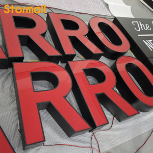 Enseigne LED personnalisée, équipement publicitaire, lettres LED 3D, lettres en relief éclairées par l'avant, étanches pour l'extérieur, en acrylique, pour les magasins de détail - Product Image 4